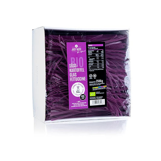 Fettuccine aux nouilles de verre à la patate douce violette Just Taste, Sans gluten, bio, 2,5 kg