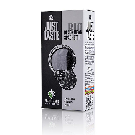 Spaghetti aux haricots noirs Just Taste, Sans gluten, bio, 250 g
