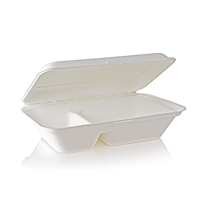 Take Away Naturesse Food Box, Klappdeckel, 2 Fach, 249x162x63mm, 500 St
