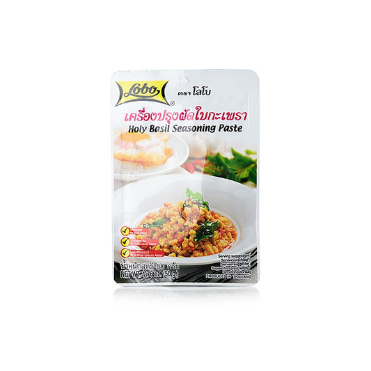 Holy Basil Seasoning Paste, pâte d'épices, Lobo, 50 g