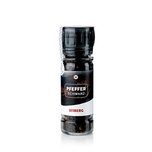 Moulin à épices Wiberg « Poivre », noir, grains entiers, 55 g