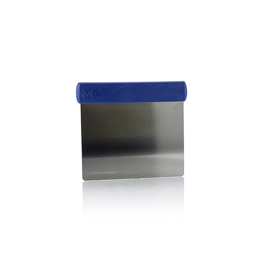 Teigschaber 12x10cm, flexible Edelstahlklinge mit Kunststoffgriff, 1 St