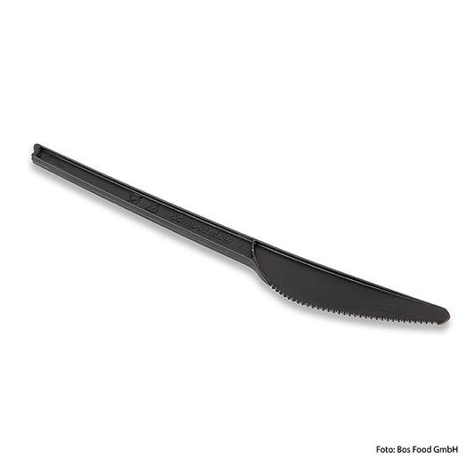 Couteau Naturesse, noir, 168mm, REUSABLE CPLA, 1.000 pces