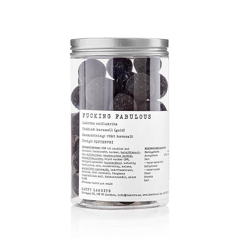 Haupt liquirizia FUCKING FABULOUS - con dulce de leche, salata, Svezia, 250 g