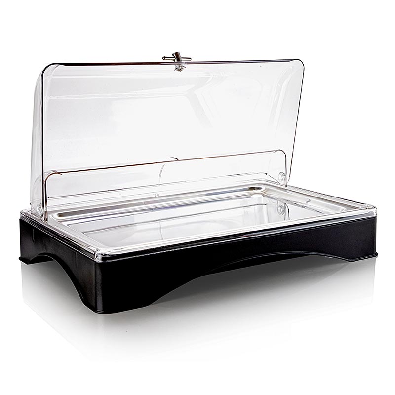 Presentatore roll-top, raffreddato con ghiaccio, GN 1/1, 555x357x175 mm, 1 pz.