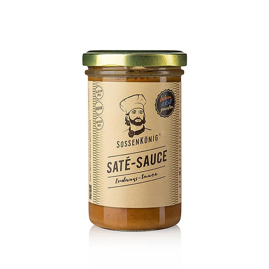 Sossenkönig - Salsa Saté (arachidi), salsa pronta per la cottura, 250 ml