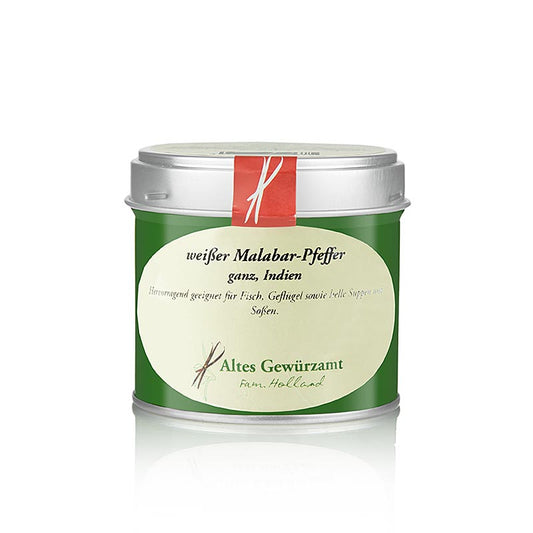 Poivre de Malabar, blanc, en grains, Altes Gewürzamt, 80 g