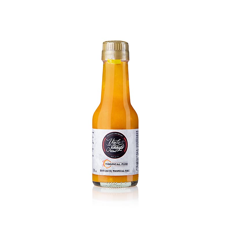 Uncle Jonnys Hot Sauce, Tropical Fire, 150 ml