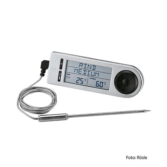 Termometro digitale per barbecue Rösle (misuratore della temperatura interna / -20-250 °C) (25086), 1 pz.