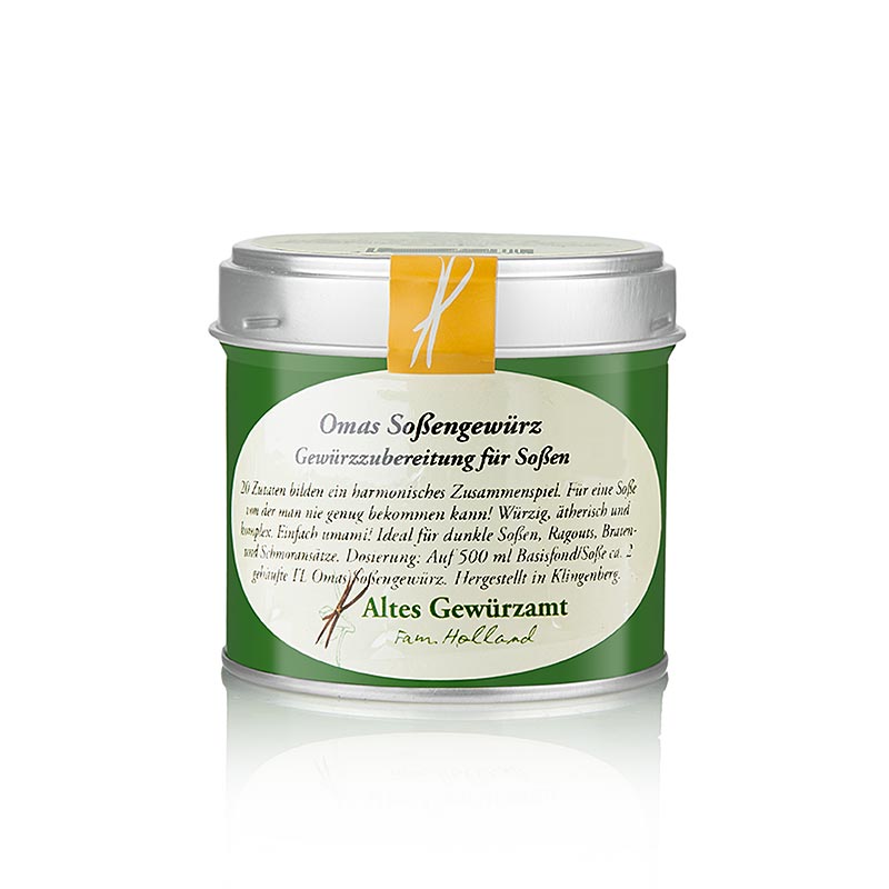 Omas Soßegewürz, préparation d'épices pour sauces, Altes Gewürzamt, 80 g