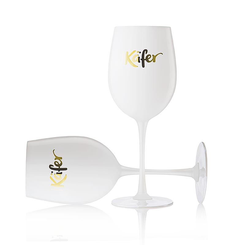 Bicchieri da cocktail Käfer di Vaso, bianchi, 2 pezzi