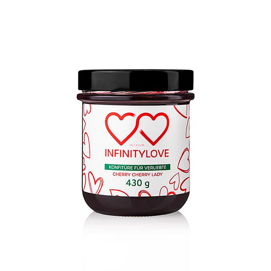 INFINITYLOVE Cherry - Confiture de cerises Extra, 430 g