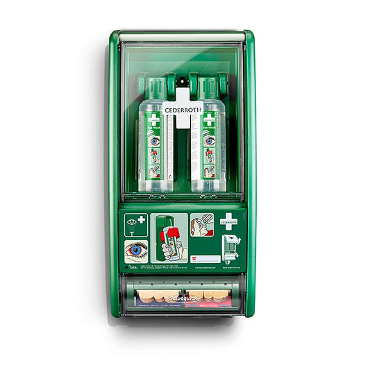 Cederroth - Eye Wash Station, Augendusche, mit Halter & Pflaster (721500), 1 St