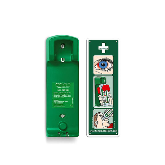 Cederroth - Wandhalterung für Eye Wash (Augendusche) 500ml, (7200), 1 St