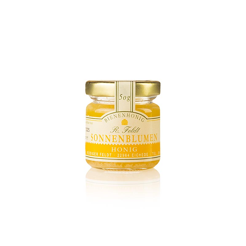 Miele di girasole, vasetto monodose, Apicoltura Feldt, 50 g
