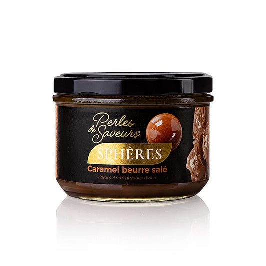 GlobeXplore - Würzkaviar Sphären "Salz Karamell", 20mm Spherical, Perles de Saveurs, 250 g, ca.30 St