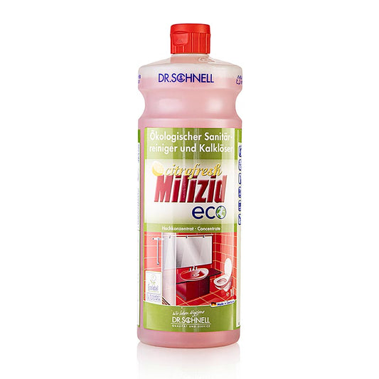 Dr. Schnell Sanitärreiniger & Kalklöser Milizid Citrofresh Eco, ökologisch, Konzentrat, 1 l