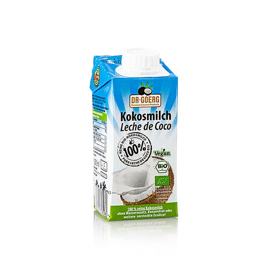 Dr.Goerg 100% Kokosmilch, BIO, 200 ml