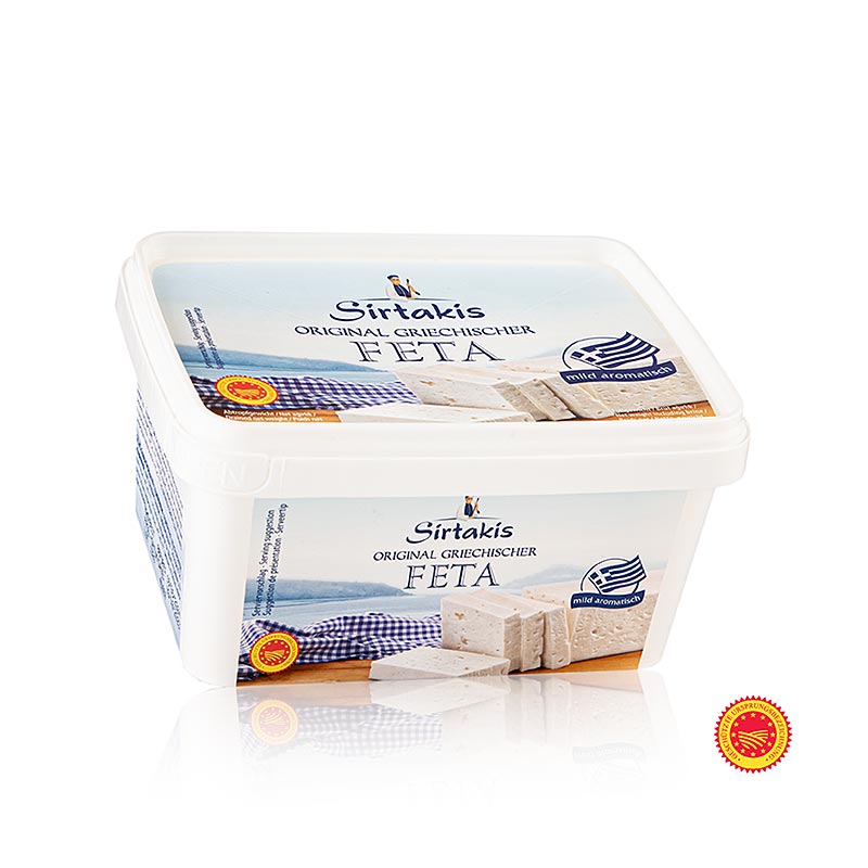 Fromage grec Feta AOP, fromage de brebis, Sirtakis, 550 g