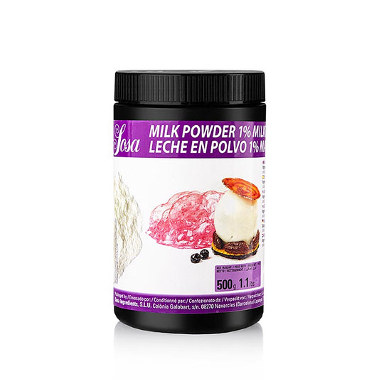 Lait en poudre Sosa XP 1 % Lipides lait écrémé / demi-écrémé) (44213), 500 g