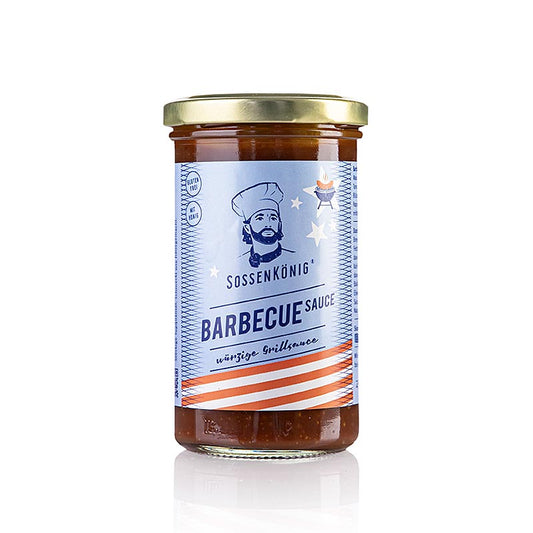 Sossenkönig - Salsa barbecue (BBQ), salsa pronta all'uso, Vaso, 250 ml
