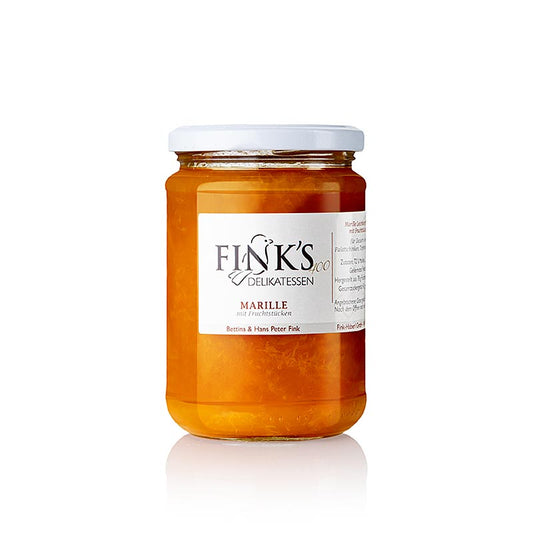 Confiture d'abricots, avec morceaux de fruits, Fink's Delikatessen, 400 g