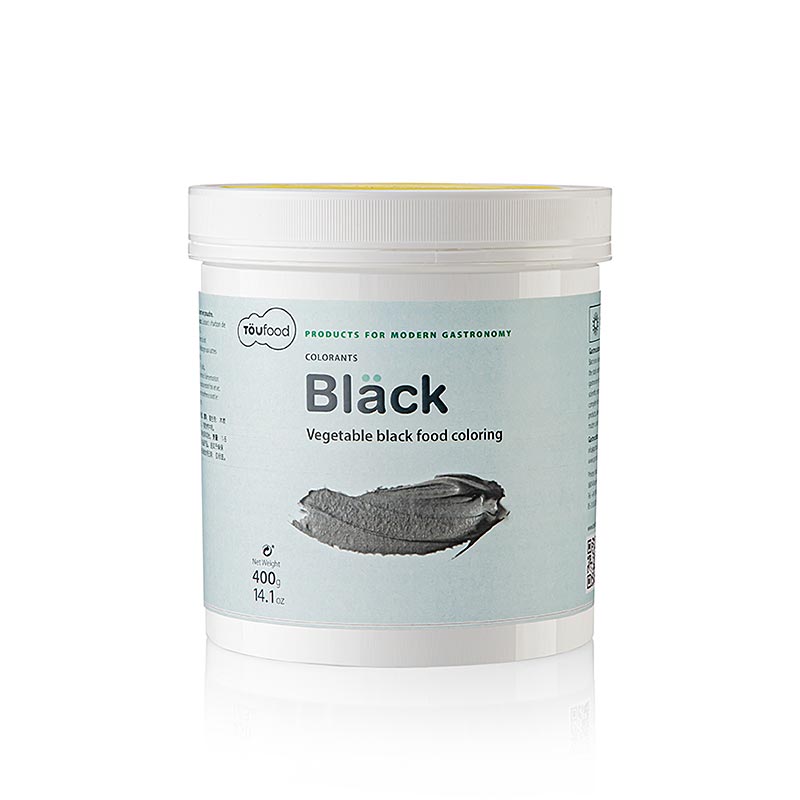 BLÄCK - Colorante alimentare nero a base di carbone di cocco, TÖUFOOD, 400 g