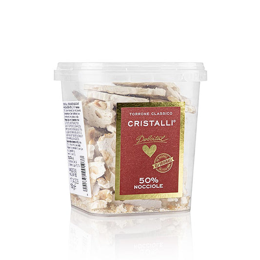 Torrone Cristalli - Nocciole, a pezzi, Dolcital, 150 g