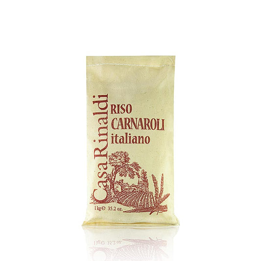 Carnaroli Superfino, riso a chicchi tondi per risotto, Casa Rinaldi, 1 kg