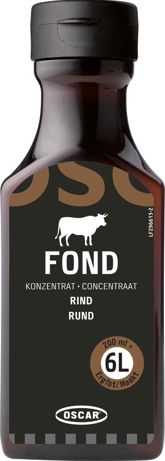 Oscar Konzentrat - Rinderfond, flüssig, glutenfrei (für ca. 6 L), 200 ml