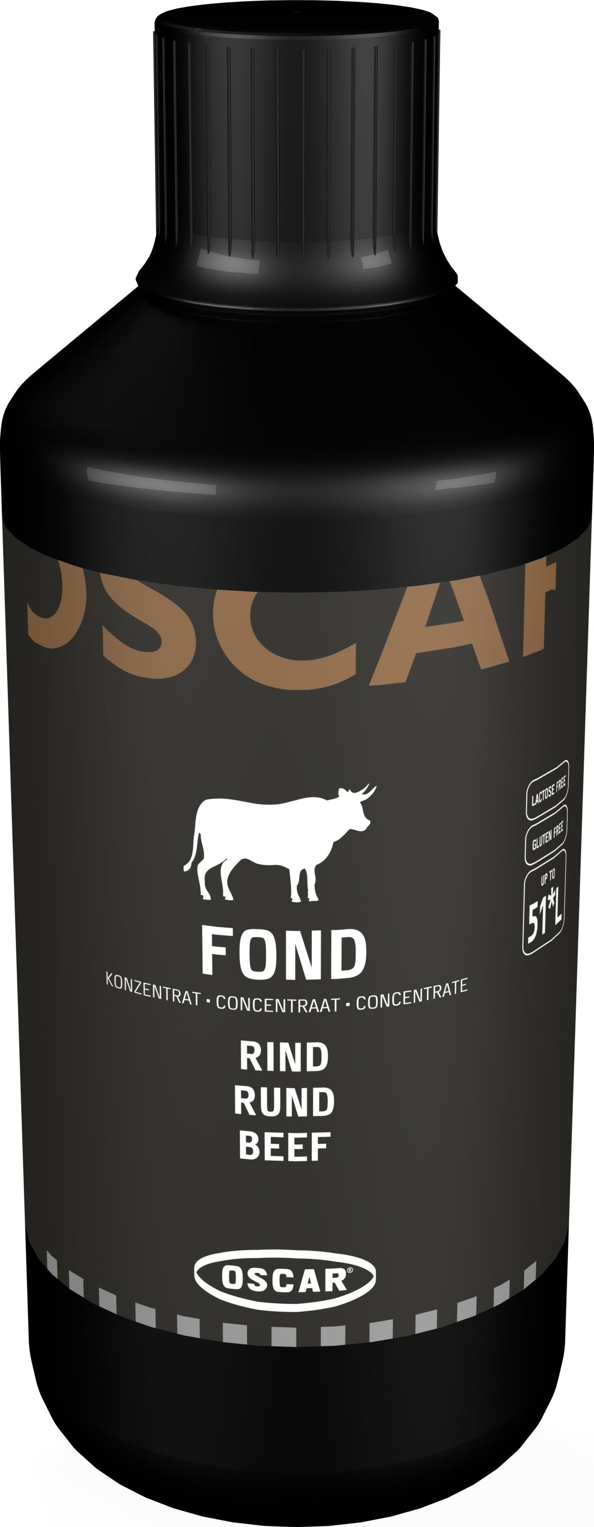 Oscar Konzentrat - Rinderfond, flüssig, glutenfrei, (für ca. 51 Liter), 1 l