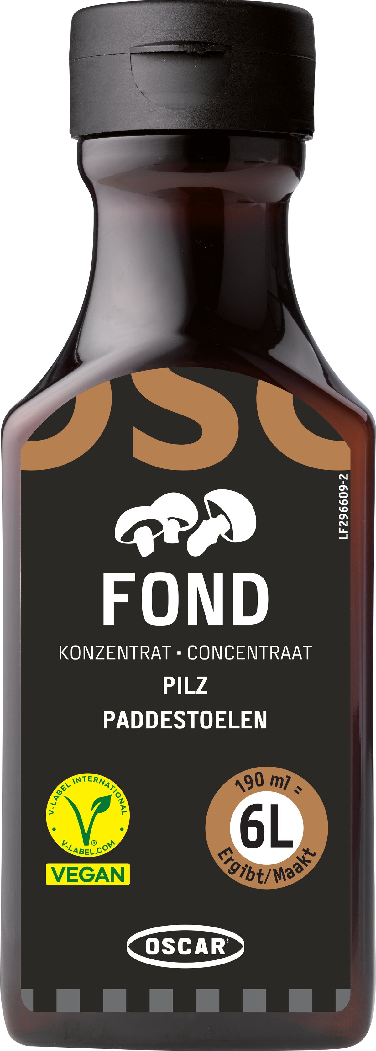 Oscar Konzentrat - Pilzfond, flüssig (für ca. 9,5 L), 190 ml