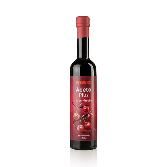 Wiberg AcetoPlus Sauerkirsche, Essig-Fruchtzubereitung, 500 ml