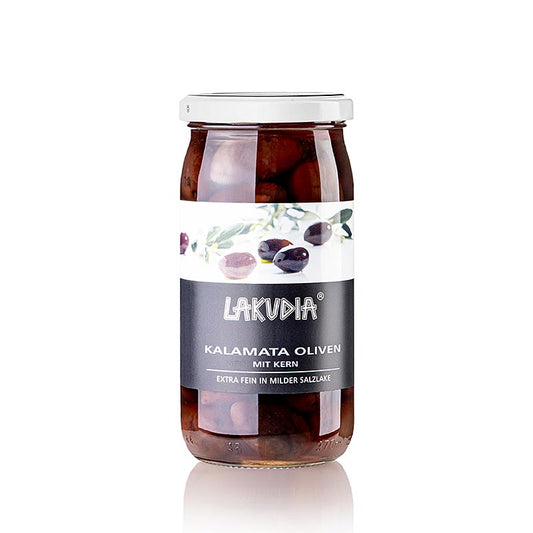 Kalamata Oliven, mit Kern, Lakudia, 355 g
