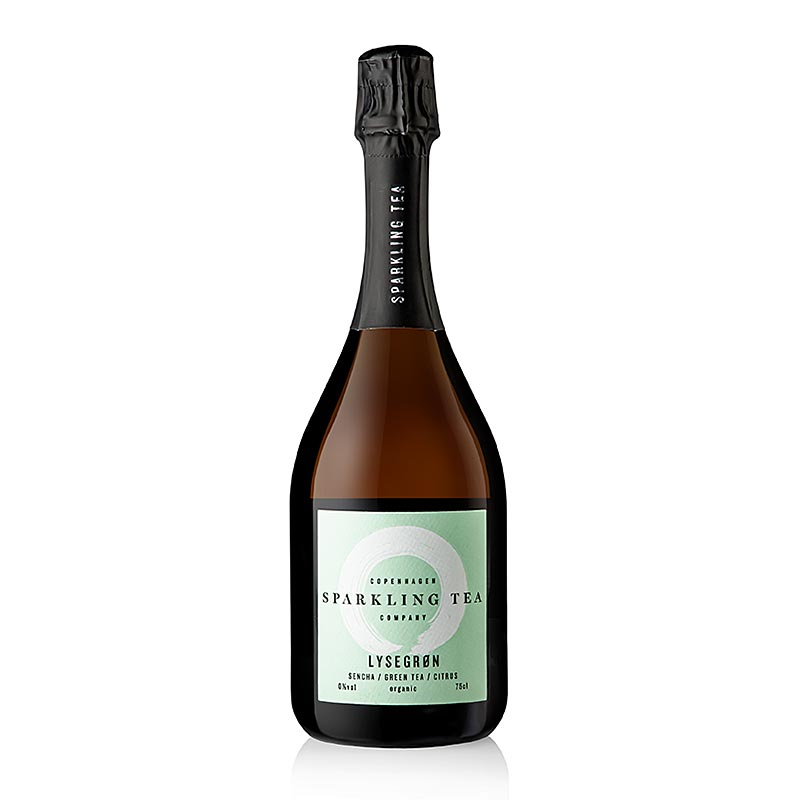 Copenhagen Sparkling Tea LYSEGRON Sencha, Thé  vert Thé  agrumes, bio, 750 ml