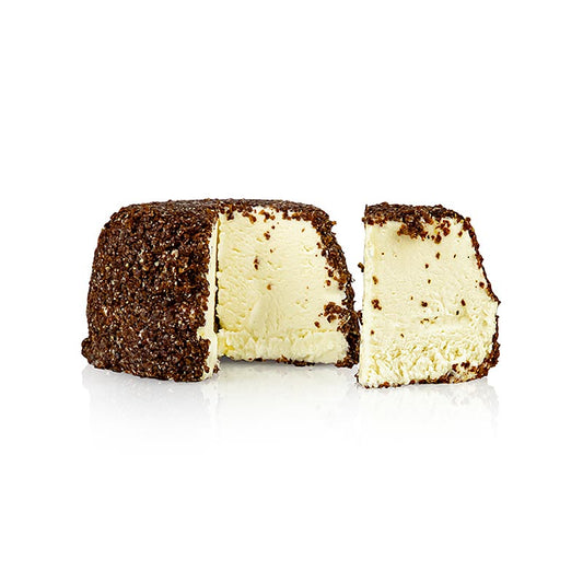 Fromagerie DELIN - Delice Pommard Coque, franz. Frischkäse aus Kuhmilch mit Senfkörnern, 110 g