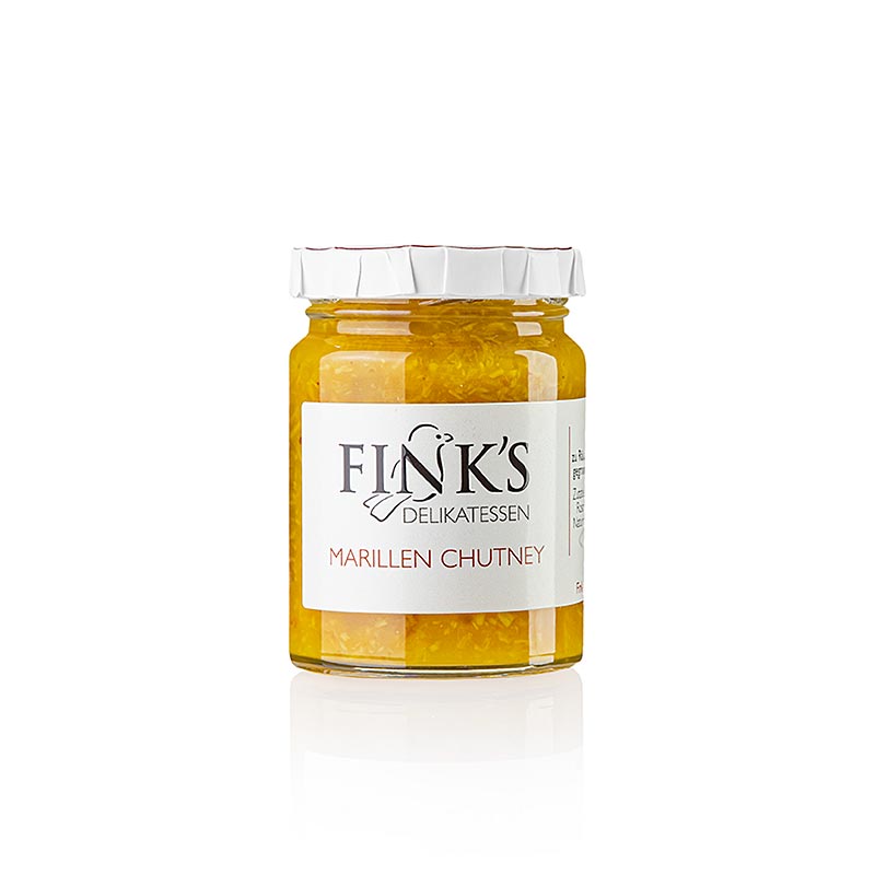 Chutney d'abricots, au curry et à la noix de coco, Fink's Delikatessen, 105 g