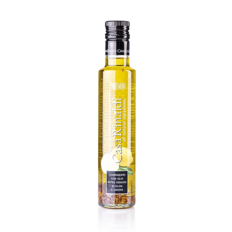 Olio d'oliva con estratto di limone, Casa Rinaldi, 250 ml