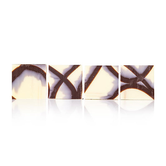 Decorazione al cioccolato Diablo Square /Quadrat (70115), 1,09 kg, 465 pezzi.