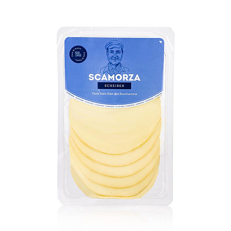 Tranches de Scamorza, fromage fumé Pasta Filata, Casa di Pietro, 110 g