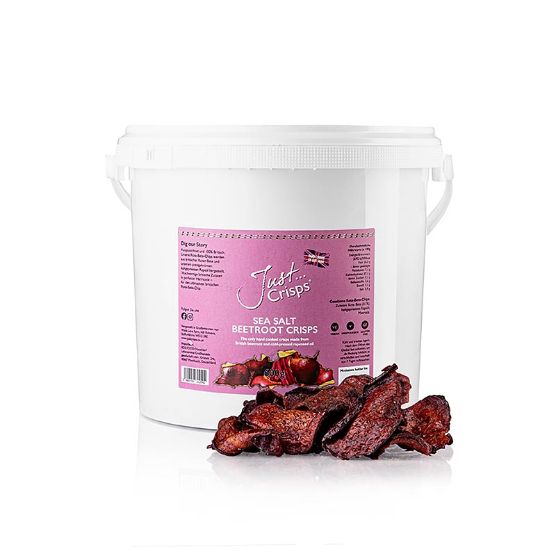 Patatine vegetali - Barbabietola, Just Crisps, 600 g