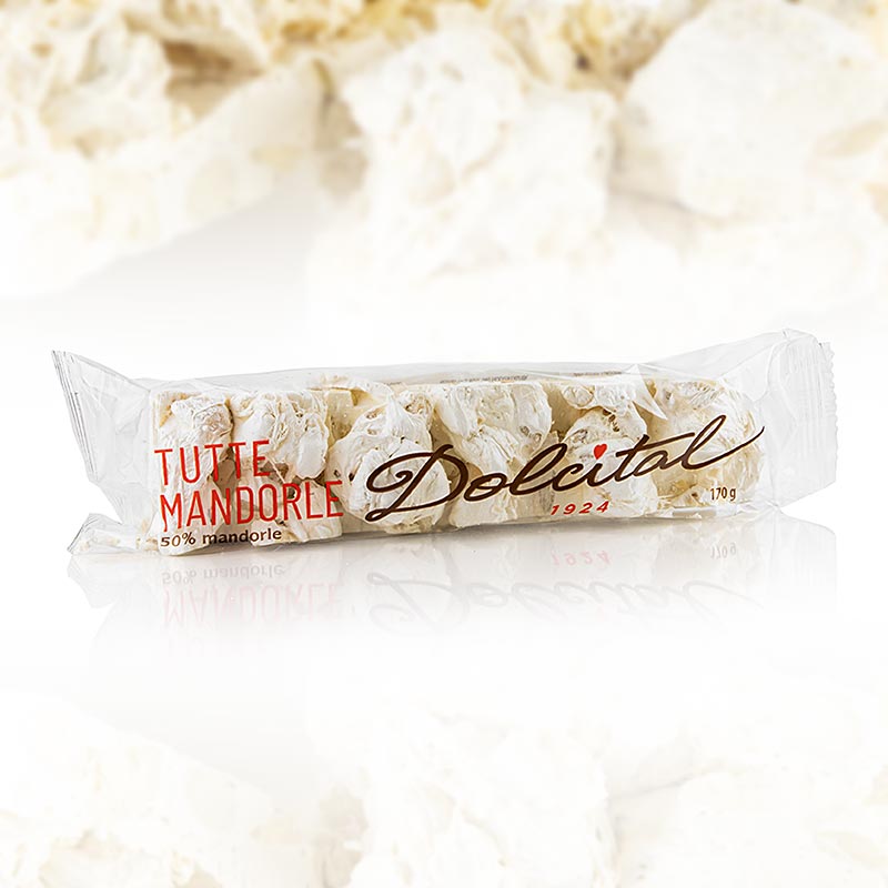 Barretta di torrone - alle mandorle, duro, Dolcital (Tuttemandorle), 170 g