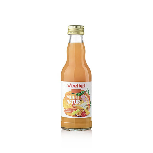 Jus de fruits variés Voelkel Multi Natur, bio et végétalien, 200 ml