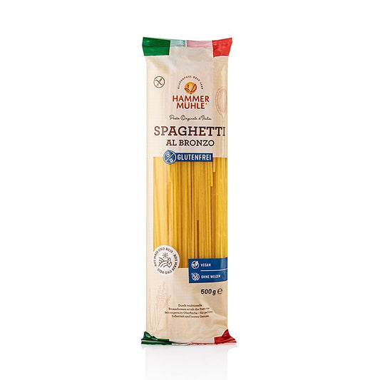Spaghetti al bronzo au maïs et au riz, Sans gluten, Hammermühle, 500 g