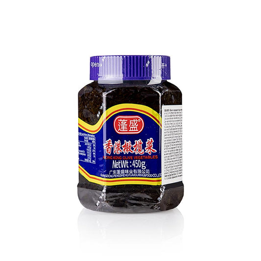 Senfblätter mit Oliven, fermentiert, PENG SHENG, 450 g