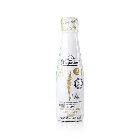 Megachef Fischsauce premium light (geringerer Salzanteil), glutenfrei, 200 ml