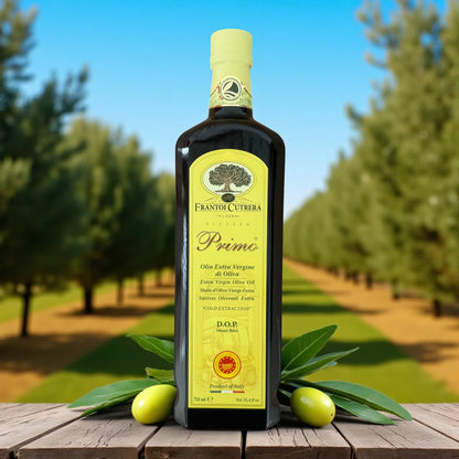 Frantoi Cutrera Primo DOP, Natives Olivenöl Extra, 100% Tonda Iblea, 750 ml | Essig & Öl | thungourmet