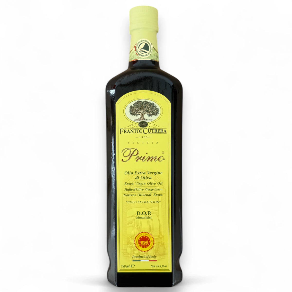 Frantoi Cutrera Primo DOP, Natives Olivenöl Extra, 100% Tonda Iblea, 750 ml | Essig & Öl | thungourmet